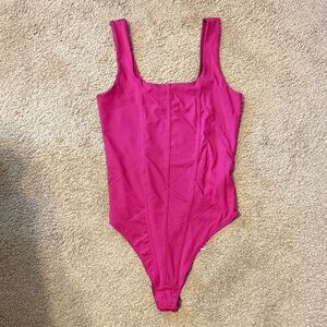 House of Harlow 1960 Bright Magenta Bodysuit